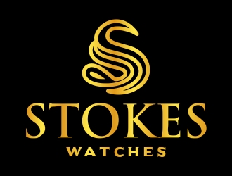 Stokes Watches logo design by cikiyunn