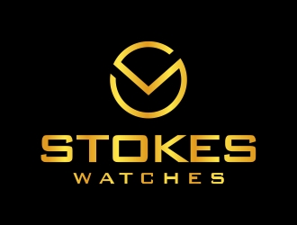 Stokes Watches logo design by cikiyunn
