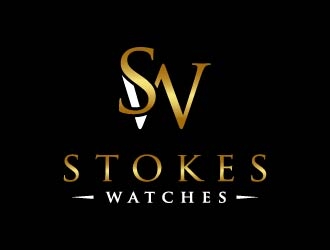 Stokes Watches logo design by maserik