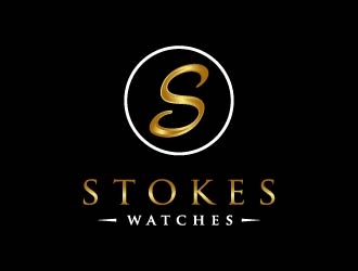 Stokes Watches logo design by maserik