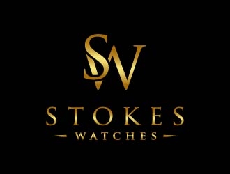 Stokes Watches logo design by maserik