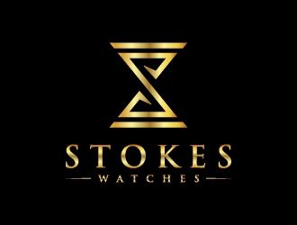 Stokes Watches logo design by BrainStorming