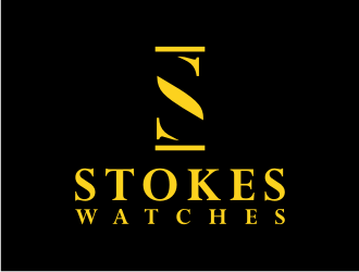 Stokes Watches logo design by sodimejo