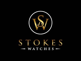 Stokes Watches logo design by maserik