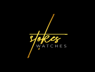 Stokes Watches logo design by salis17