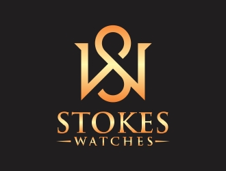 Stokes Watches logo design by rokenrol