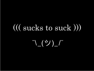 Sucks To Suck logo design by icha_icha
