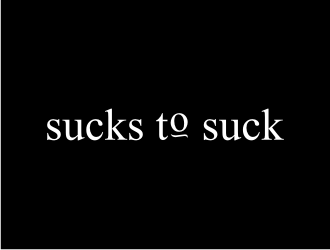 Sucks To Suck logo design by asyqh