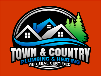 Town & Country Plumbing and Heating logo design by cintoko