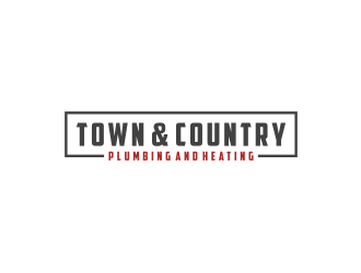 Town & Country Plumbing and Heating logo design by bricton