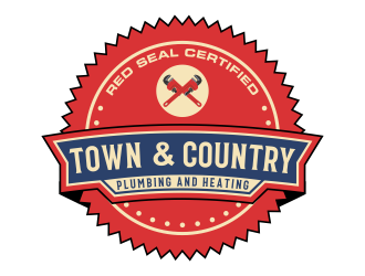 Town & Country Plumbing and Heating logo design by Kruger