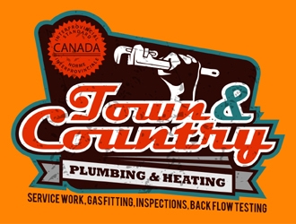 Town & Country Plumbing and Heating logo design by MAXR