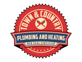 Town & Country Plumbing and Heating logo design by Kruger