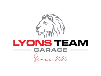Lyons Team Garage logo design by larasati