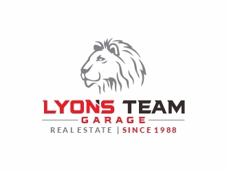 Lyons Team Garage logo design by Ulid