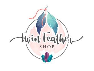 Twin Feather Shop  logo design by ProfessionalRoy