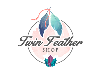Twin Feather Shop  logo design by ProfessionalRoy