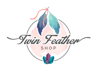 Twin Feather Shop  logo design by ProfessionalRoy