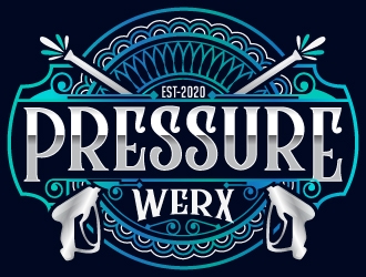 Pressure Werx logo design by LucidSketch