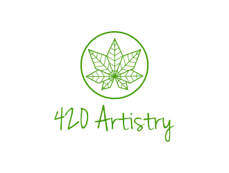 420 Artistry logo design by N3V4