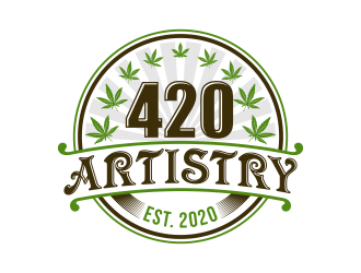 420 Artistry logo design by zonpipo1