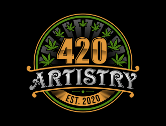 420 Artistry logo design by zonpipo1