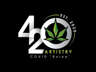 420 Artistry logo design by REDCROW