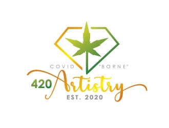 420 Artistry logo design by REDCROW