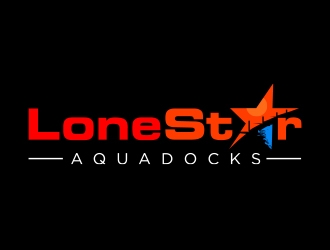 LoneStar AquaDocks logo design by Eliben