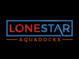 LoneStar AquaDocks logo design by gilkkj