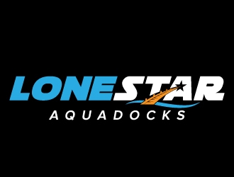 LoneStar AquaDocks logo design by jaize