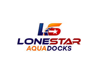 LoneStar AquaDocks logo design by zonpipo1