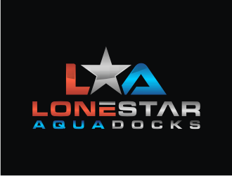 LoneStar AquaDocks logo design by bricton