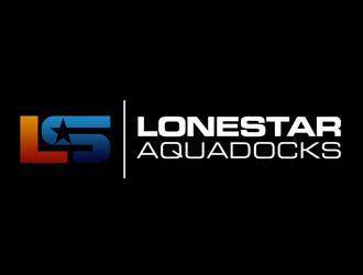 LoneStar AquaDocks logo design by kunejo