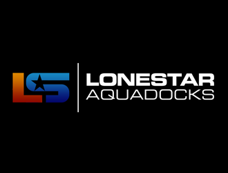 LoneStar AquaDocks logo design by kunejo