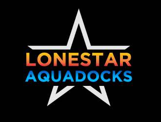 LoneStar AquaDocks logo design by logy_d