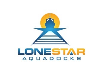 LoneStar AquaDocks logo design by usef44