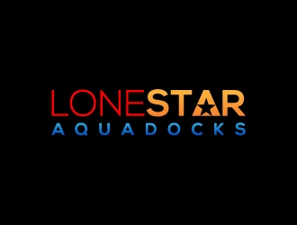 LoneStar AquaDocks logo design by MUSANG