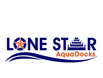LoneStar AquaDocks logo design by PMG