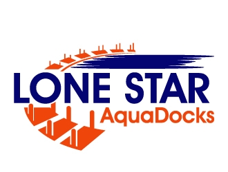 LoneStar AquaDocks logo design by PMG