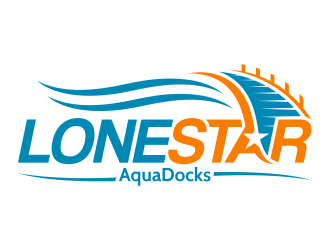 LoneStar AquaDocks logo design by FriZign