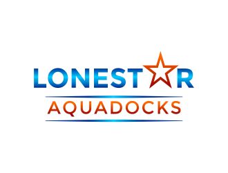 LoneStar AquaDocks logo design by graphicstar