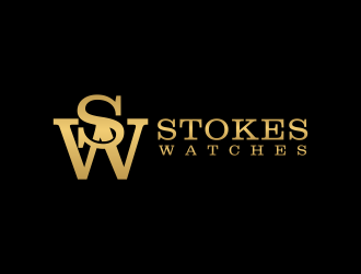 Stokes Watches logo design by BlessedArt