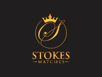 Stokes Watches logo design by rokenrol