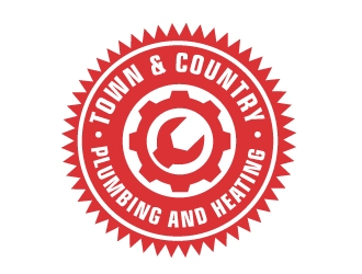 Town & Country Plumbing and Heating logo design by AamirKhan