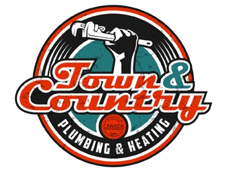 Town & Country Plumbing and Heating logo design by MAXR