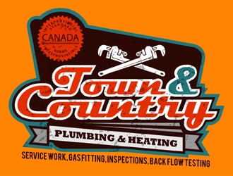 Town & Country Plumbing and Heating logo design by MAXR