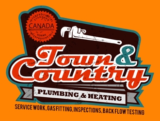Town & Country Plumbing and Heating logo design by MAXR