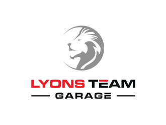 Lyons Team Garage logo design by mbamboex