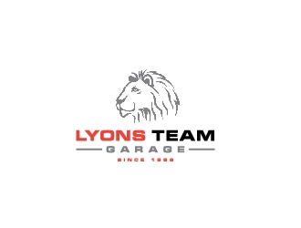 Lyons Team Garage logo design by bigboss